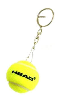 US Open Tennis Ball Keychain - yellow