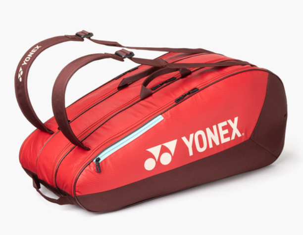 Sac de raquettes Yonex Pro, lot de 6 - Rouge