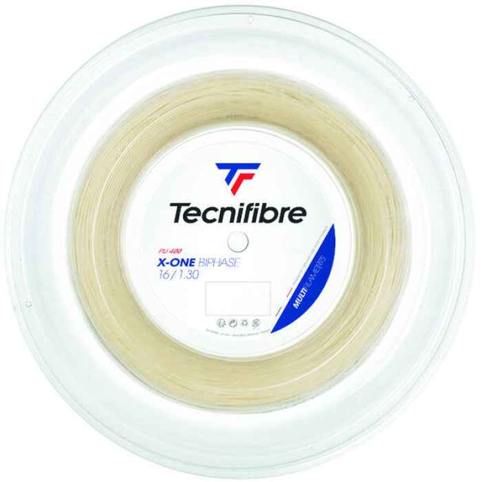 Tecnifibre X-ONE BIPHASE NATUREL rouleau de 200 m