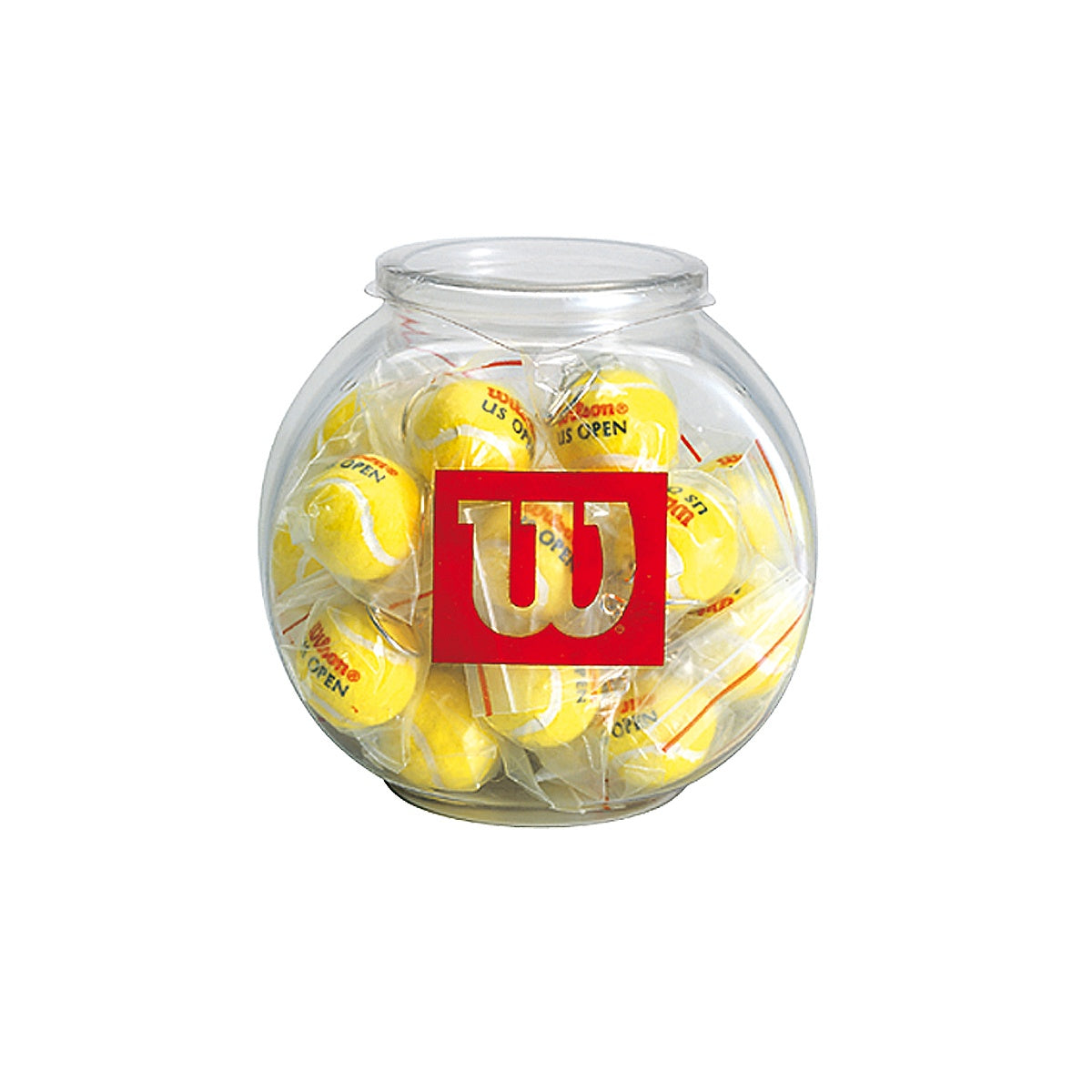 US Open Tennis Ball Keychain - yellow