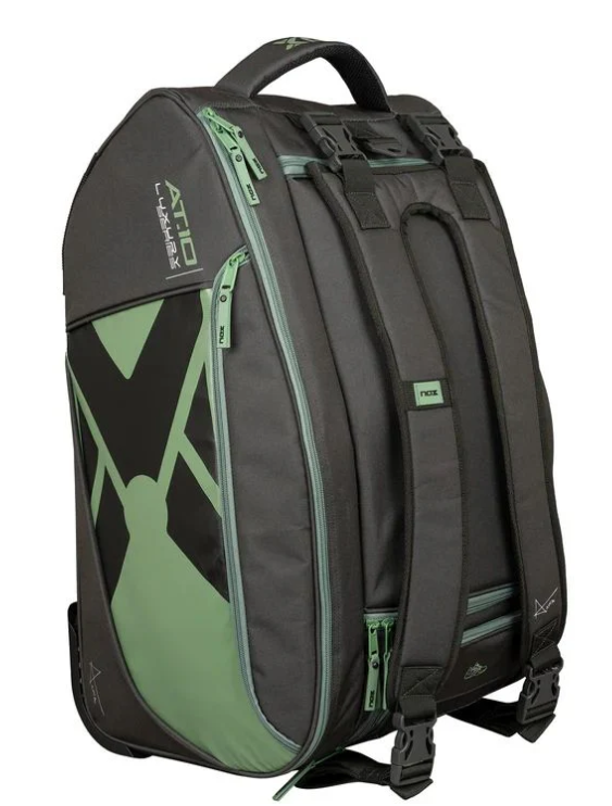 NOX AT10 COMPETITION Trolley Padel Bag - 60l - Black, Sage Green