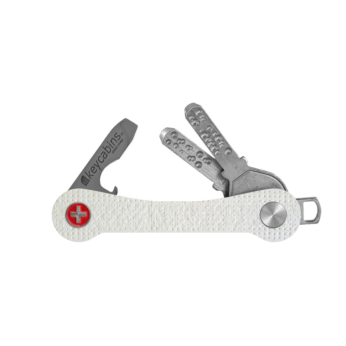 keycabins Schlüsselorganizer Tennis White-Red Grip