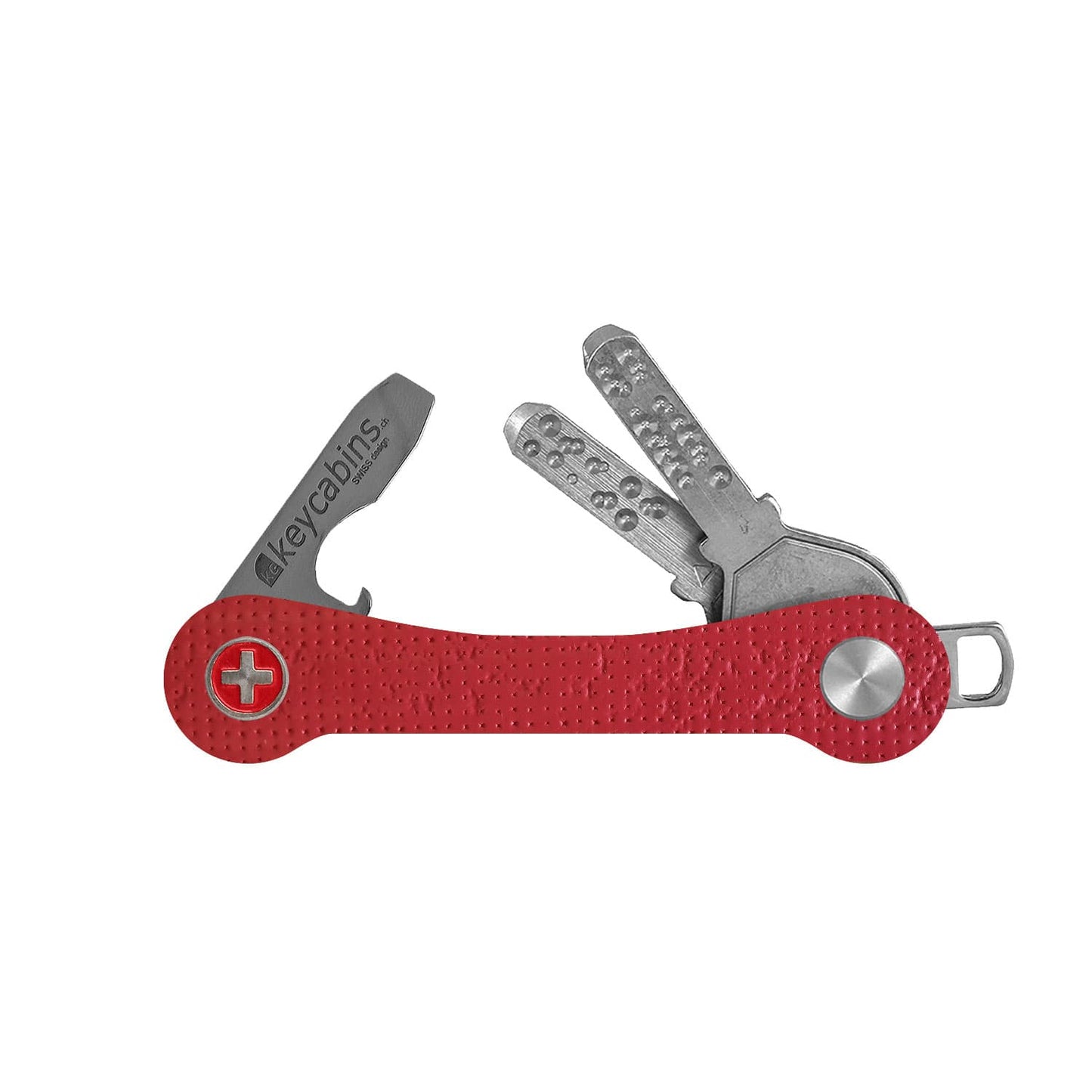 keycabins Schlüsselorganizer Tennis Red-White Grip