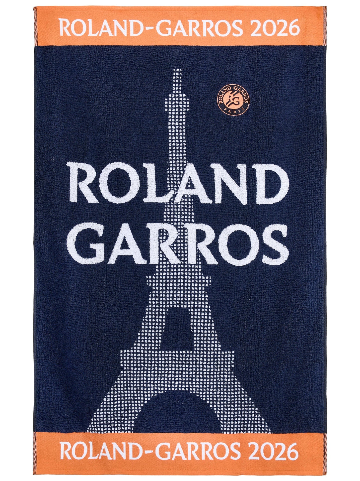 Roland Garros 2026 Official Players Handtuch Marineblau
