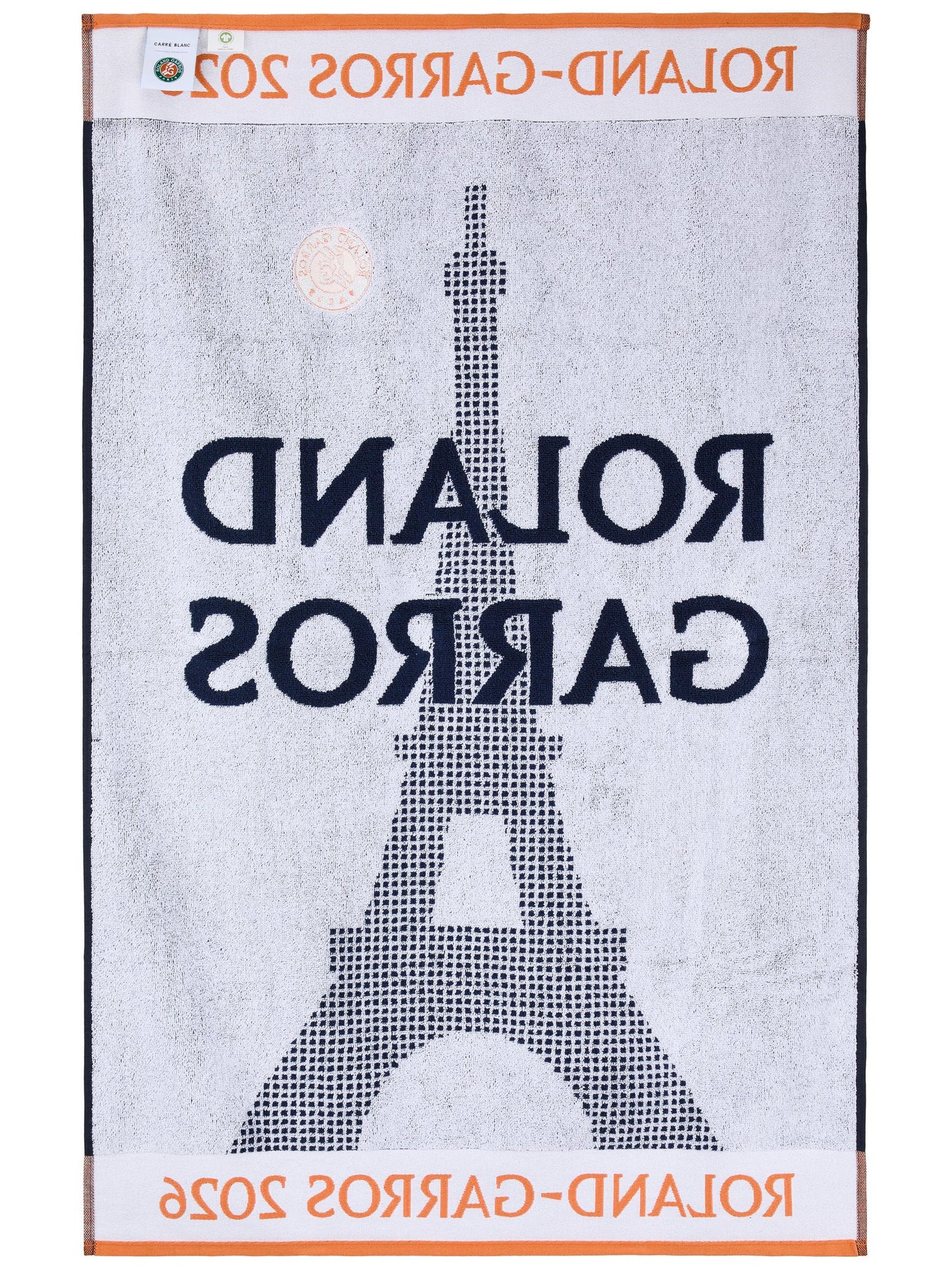 Roland Garros 2026 Official Players Handtuch Marineblau